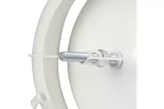 Zawór wentylacyjny nawiewny metalowy Ø 200 mm RAL 9010 RAL 9010h uchwyty mocujące - DVSC-P200