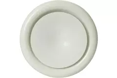 Zawór wentylacyjny nawiewny metalowy Ø 200 mm RAL 9010 RAL 9010h uchwyty mocujące - DVSC-P200