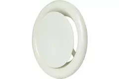 Zawór wentylacyjny nawiewny metalowy Ø 200 mm RAL 9010 RAL 9010h uchwyty mocujące - DVSC-P200