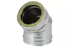DW średnica 180 mm (180/230) kolano 45 gr I316L/I304 (D0,5/0,6)
