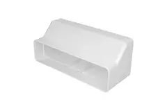 Prostokątne Plastikowe kolano - 220x90 mm naar 220x55 mm - KS29-25