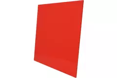 Air Roxy wyciągowy wentylator łazienkowy ze średnicą przyłącza 100 mm - panel przedni z czerwonego plastiku