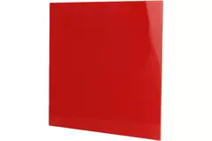 Kratka 15 x 15 cm z plastikowym frontem w kolorze czerwonym