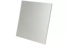 Wyciągowy wentylator łazienkowy Ø 125 mm - panel przedni ze szkła w kolorze satynowego srebra