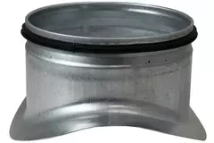 Siodło do kanału spiralnego Ø 100 mm - 100 mm (90°) - ocynkowane