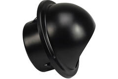 Kratka wypukła ze stali nierdzewnej 100 mm - EL-SS-B100 SS RAL9005