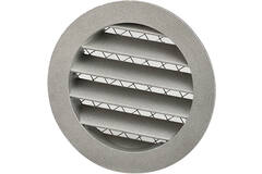 Nawiewnik ścienny 100 mm powietrze zewnętrzne aluminium - EL-A-RLP100