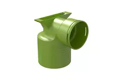 Adapter wentylacyjny Ubbink Air Excellent 48C 125 1x90°