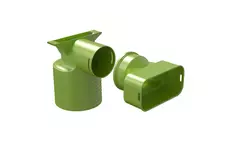 Adapter wentylacyjny Ubbink Air Excellent 55SC 125 1x90°