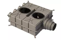 Uniwersalna skrzynka rozdzielcza Ubbink DBOX - 8 przyłączy