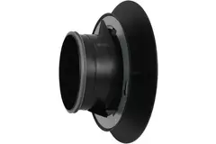Zawór nawiewno-wywiewny duży Imaginair RLV Ø 125 mm — sprężyny montażowe — kolor czarny