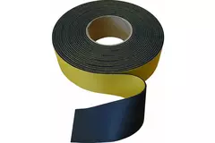 Taśma izolacyjna 75 mm neutralna - czarna - rolka 15m