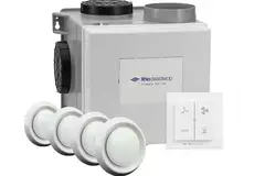 Itho Daalderop CVE-S ECO Package SE 325 m³/h + czujnik wilgotności + RFT-N Auto Control + 4 zawory - wtyczka euro