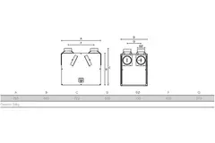 Vent-Axia MVHR Lo-Carbon Sentinel Kinetic B Plus R prawy 390 m³/h