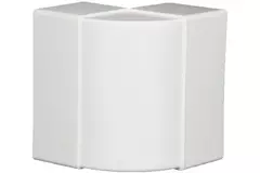 Kolano prostokątne plastikowe pionowe 90° 110 x 55 - KLV.