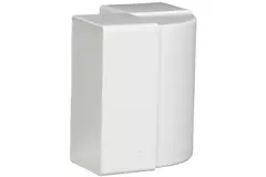 Kolano prostokątne plastikowe pionowe 90° 110 x 55 - KLV.