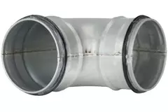 Kolano spiralne okrągłe krótkie 45° Ø 80 mm do przewodu spiralnego