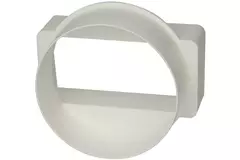 Redukcja prostokątna plastikowa Ø 100 mm - 110 x 55 - KSD1