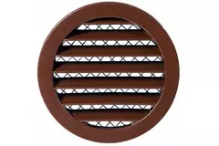 Kratka ze stopu aluminium Ø125 brązowa - MRA125B