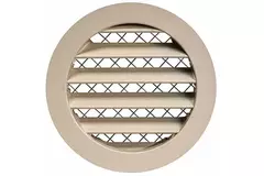 Kratka ze stopu aluminium Ø100 beżowa - MRA100Y