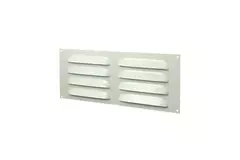 Kratka wentylacyjna metalowa prostokątna 260x105 biała - MR26105