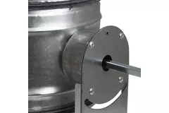 Zawór zwrotny sterowany silnikiem Ø 125 mm do kanału spiralnego