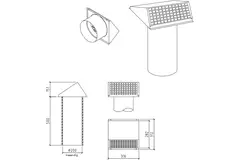 Kanał ścienny Thermoduct 200 mm