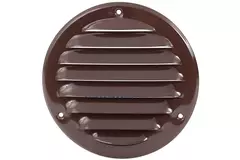 Kratka wentylacyjna metalowa okrągła Ø125 mm brązowa - MR125B