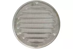 Kratka wentylacyjna metalowa okrągła 100 mm aluminiowa - MR100AL