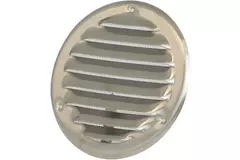 Kratka wentylacyjna metalowa okrągła 100 mm aluminiowa - MR100AL