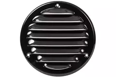 Kratka wentylacyjna metalowa okrągła 100 mm czarna - MR100M - RAL9005