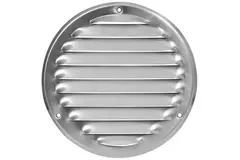 Kratka wentylacyjna metalowa okrągła Ø125 mm aluminiowa - MR125Al