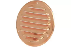 Kratka wentylacyjna metalowa okrągła 100 mm miedź - MR100Cu