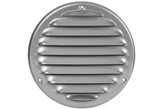 Kratka wentylacyjna metalowa okrągła 100 mm szara - MR100P - RAL9006