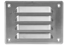 Kratka wentylacyjna metalowa prostokątna 140 x 105 mm aluminiowa - MR14105Al
