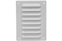Kratka wentylacyjna metalowa prostokątna 140x190 biała - MR1419