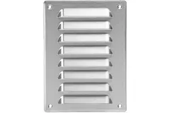 Kratka wentylacyjna metalowa prostokątna 140 x 190 mm stal nierdzewna - MR1419i