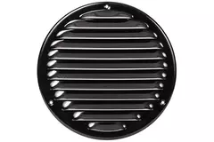 Kratka wentylacyjna metalowa okrągła Ø160 mm czarna - MR160M