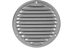 Kratka wentylacyjna metalowa okrągła Ø160 mm szara - MR160P