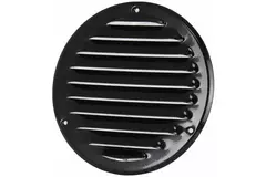 Kratka wentylacyjna metalowa okrągła Ø200 mm czarna - MR200M