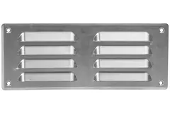 Kratka wentylacyjna metalowa prostokątna 260 x 105 mm aluminiowa - MR26105Al