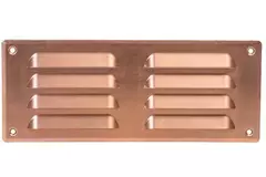 Kratka wentylacyjna metalowa prostokątna 260 x 105 mm miedź - MR26105Cu