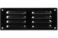 Kratka wentylacyjna metalowa prostokątna 260 x 105 mm czarna - MR26105M