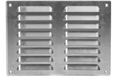 Kratka wentylacyjna metalowa prostokątna 260 x 190 mm aluminiowa - MR2619Al