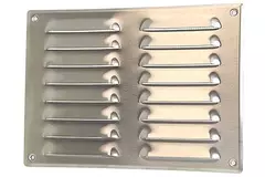 Kratka wentylacyjna metalowa prostokątna 260 x 190 mm stal nierdzewna - MR2619i