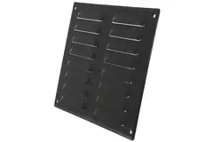 Kratka wentylacyjna metalowa prostokątna 260 x 190 mm czarna - MR2619M
