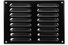Kratka wentylacyjna metalowa prostokątna 260 x 190 mm czarna - MR2619M