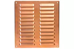Kratka wentylacyjna metalowa prostokątna 260 x 280 mm miedź - MR2628Cu