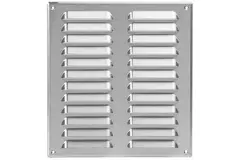 Kratka wentylacyjna metalowa prostokątna 260 x 280 mm ze stali nierdzewnej - MR2628i
