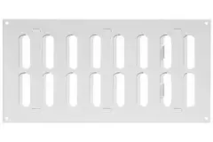 Kratka metalowa regulowana 300x150mm biała - MR3015R